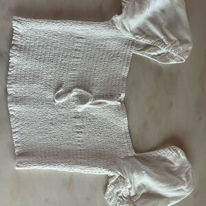 Wilfred White Short Sleeve Top